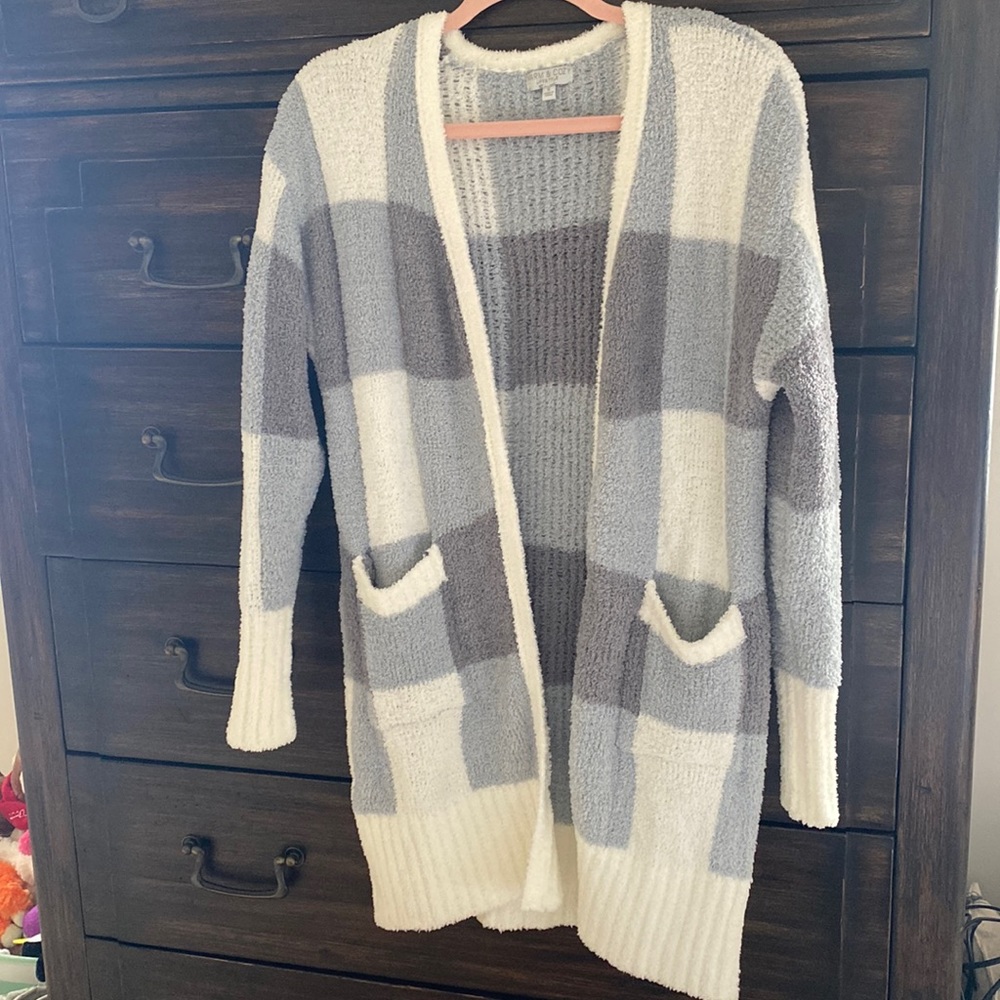 Warm & Cozy Plaid Cardigan